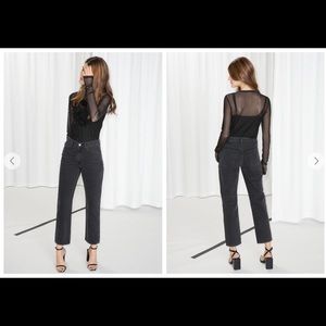 &other stories straight jeans